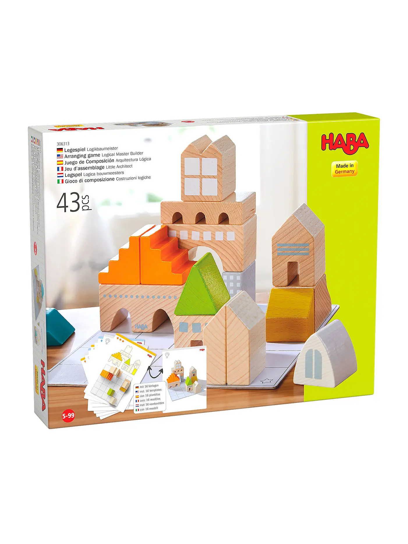 HABA | Legespiel Logikbaumeister | 
